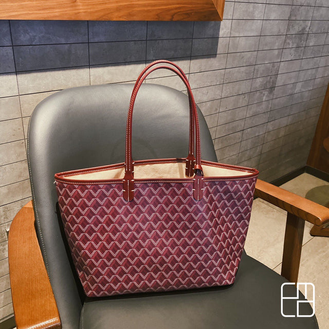CLÉA Dames Tas – Elegante Shopper in Bordeauxrood | Perfect voor Werk & Daily Style