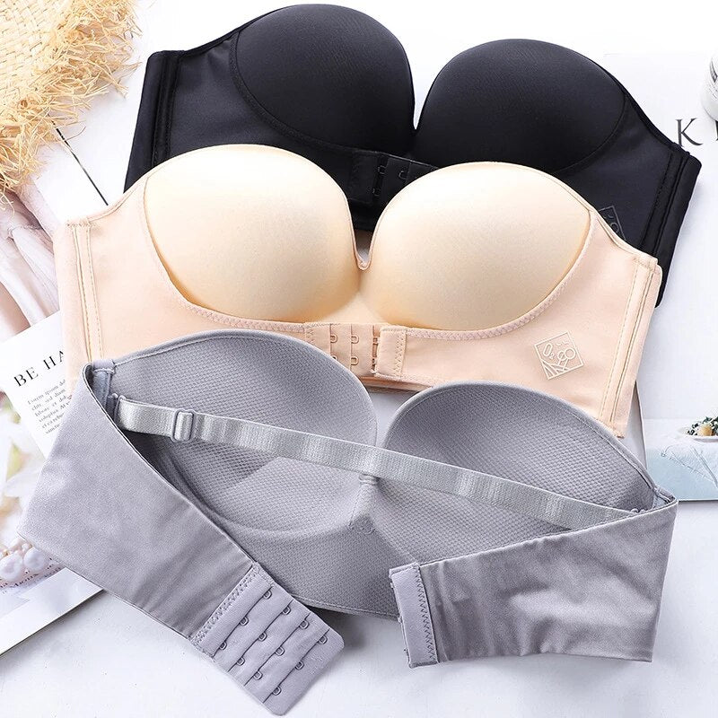 LYSSA – Reggiseno Push-Up senza Spalline per Donna | Confortevole, Sexy e Perfetto per Outfit Estivi