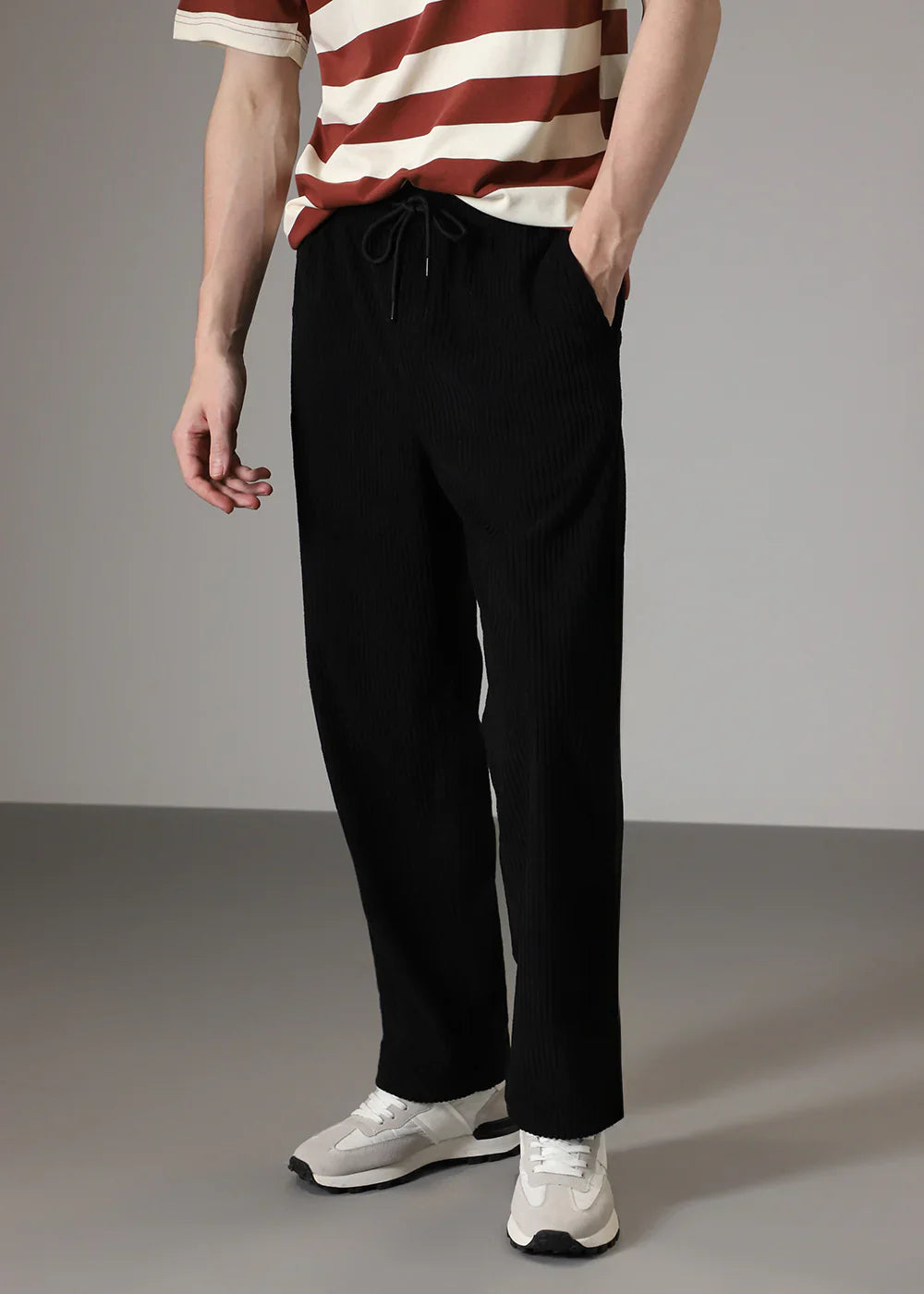 LYSSA – Pantaloni a tubo a coste | Comodi e alla moda