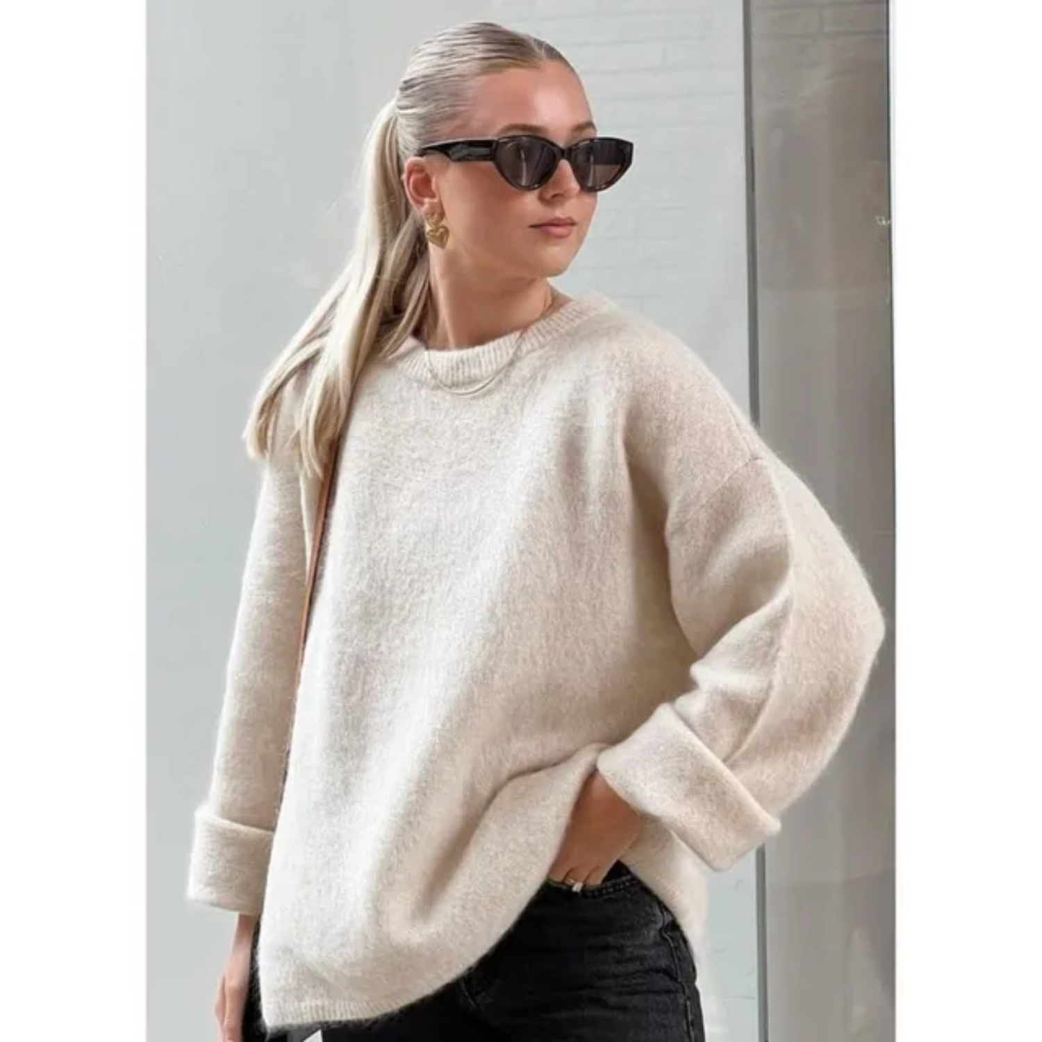 MARLY - Maglione Geisha oversize per un look alla moda