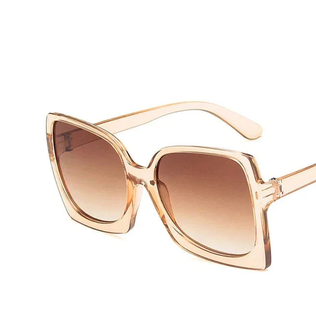 Variant image for Leslie Zonnebril Dames Groot Frame Gradient Glazen Modieuze Stijl-5