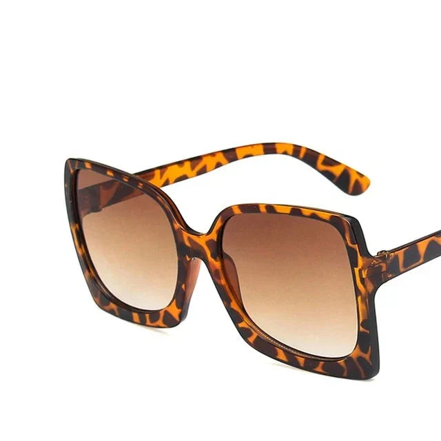 Variant image for Leslie Zonnebril Dames Groot Frame Gradient Glazen Modieuze Stijl-4