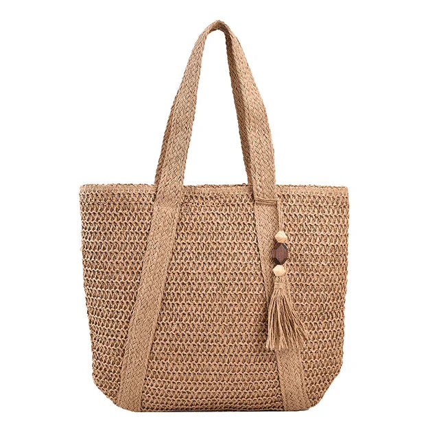 Variant image for Alana Geweven Strandtas Groot Bohemien Stijl-3