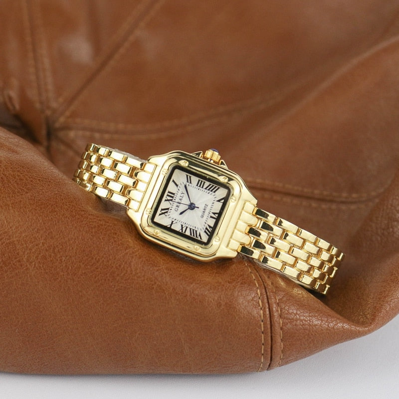 Variant image for Gemma Luxe Dames Horloge Goud Met Sterrenhemel-Motief En Diamanten Wijzerplaat-1