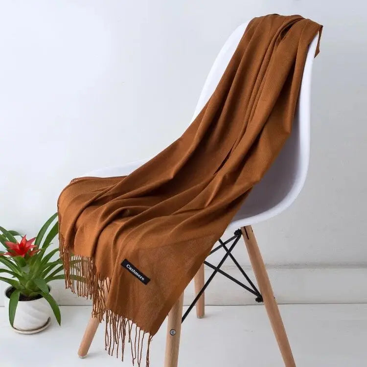 CLARA - Sciarpa in cashmere di lusso per donna, alla moda e calda