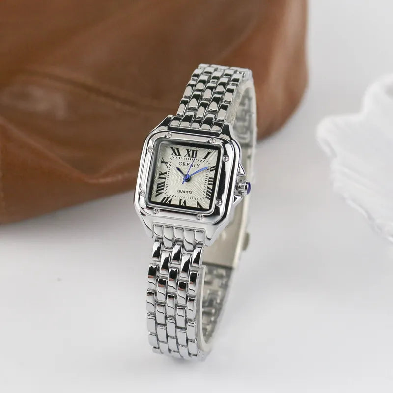 Unisex Horloge Goud One Size Roestvrij Staal Vintage Design-1
