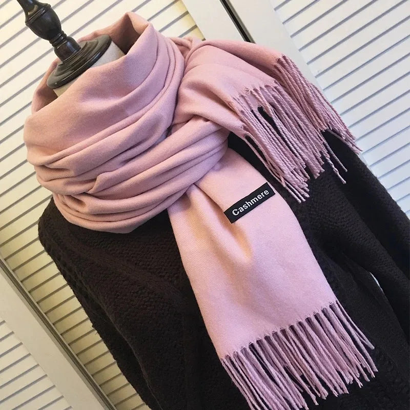 CLARA - Sciarpa in cashmere di lusso per donna, alla moda e calda