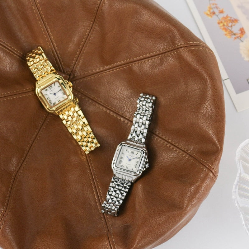 Gemma Luxe Dames Horloge Goud Met Sterrenhemel-Motief En Diamanten Wijzerplaat-2