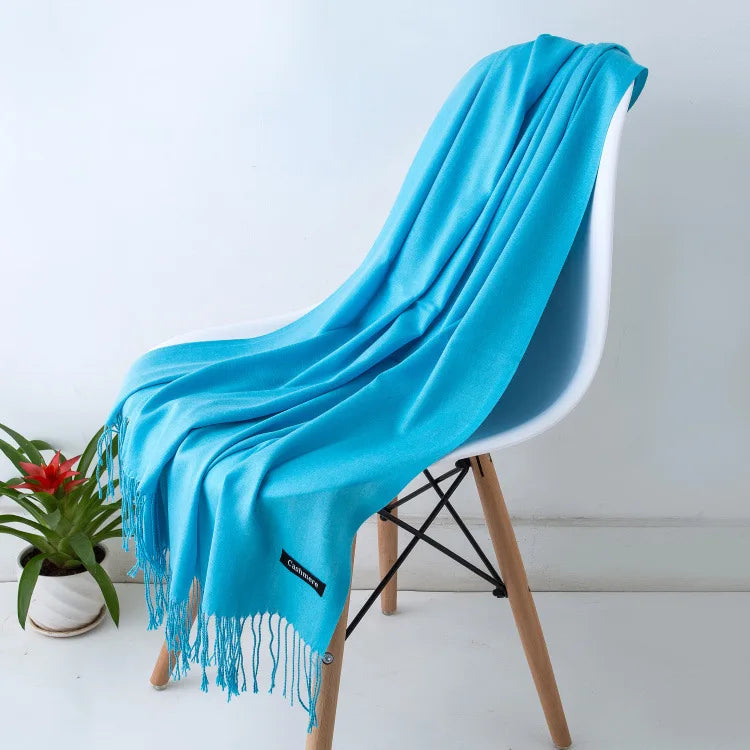 CLARA - Sciarpa in cashmere di lusso per donna, alla moda e calda