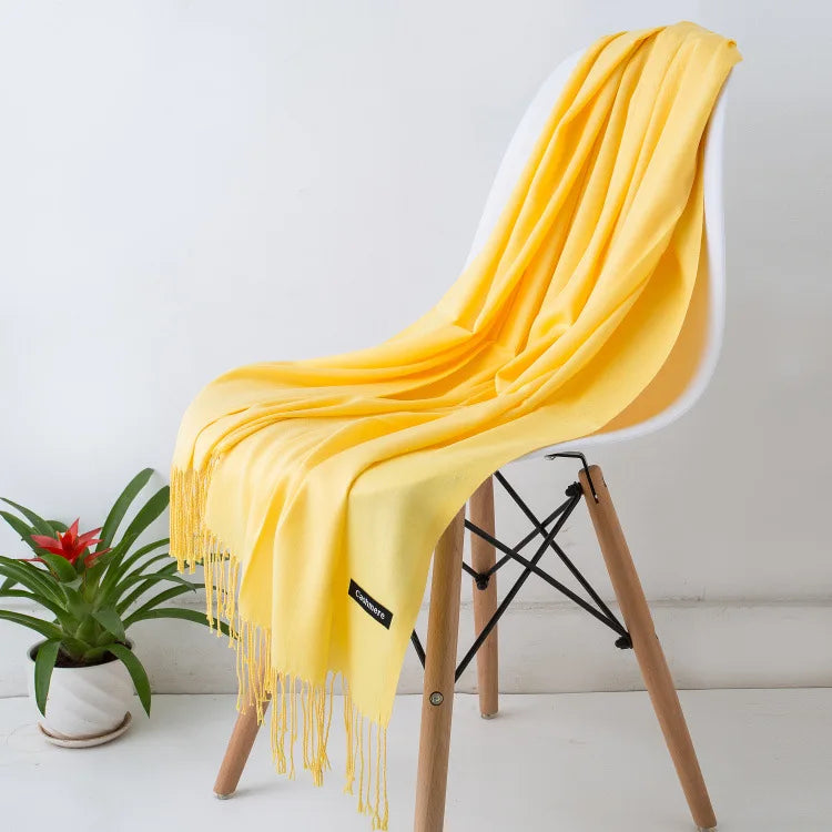 CLARA - Sciarpa in cashmere di lusso per donna, alla moda e calda