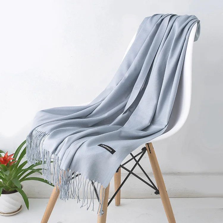 CLARA - Sciarpa in cashmere di lusso per donna, alla moda e calda