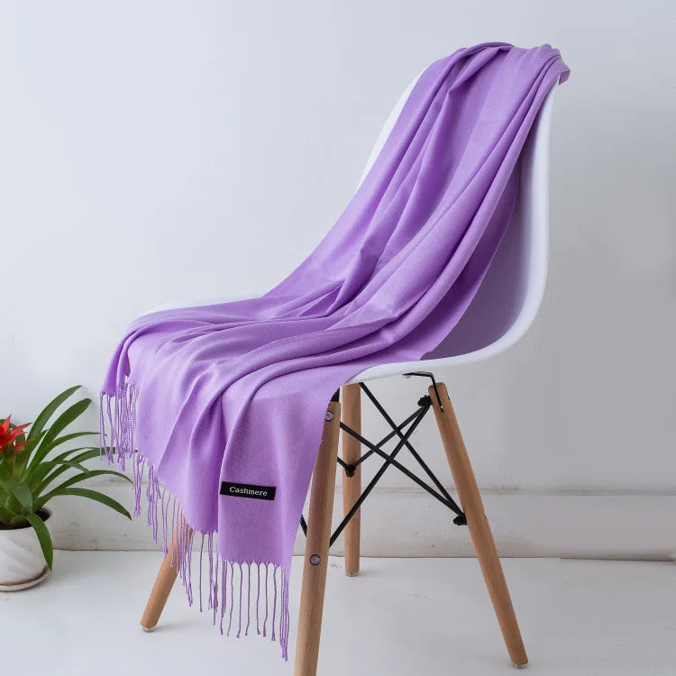 CLARA - Sciarpa in cashmere di lusso per donna, alla moda e calda