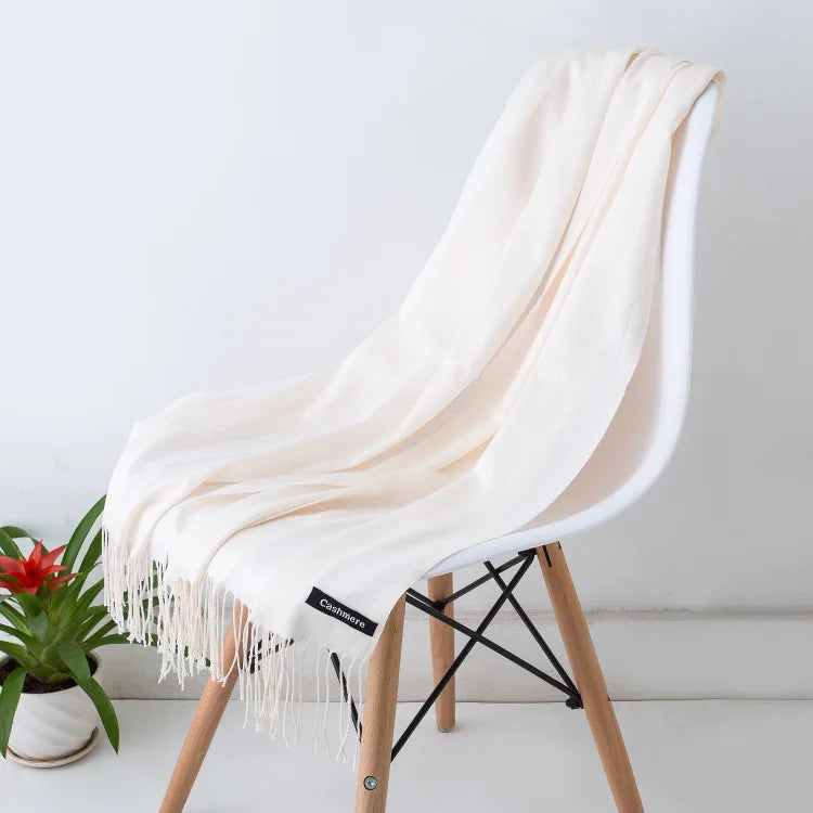 CLARA - Sciarpa in cashmere di lusso per donna, alla moda e calda