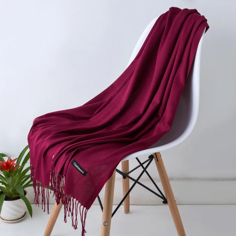 CLARA - Sciarpa in cashmere di lusso per donna, alla moda e calda