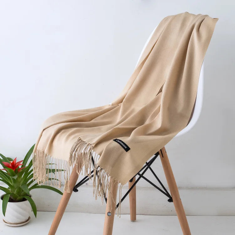 CLARA - Sciarpa in cashmere di lusso per donna, alla moda e calda