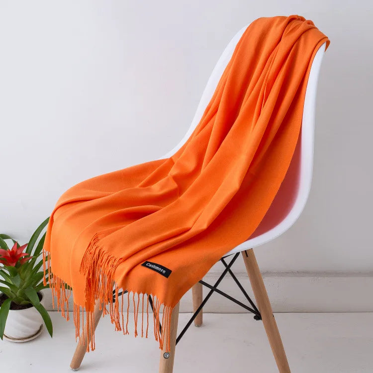 CLARA - Sciarpa in cashmere di lusso per donna, alla moda e calda