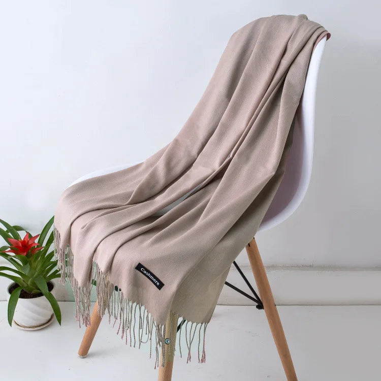 CLARA - Sciarpa in cashmere di lusso per donna, alla moda e calda