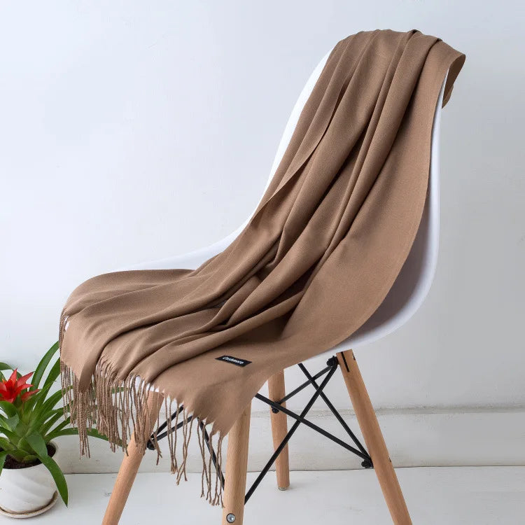 CLARA - Sciarpa in cashmere di lusso per donna, alla moda e calda