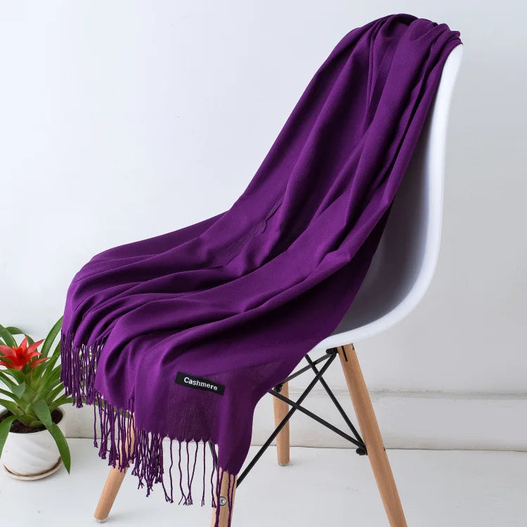 CLARA - Sciarpa in cashmere di lusso per donna, alla moda e calda