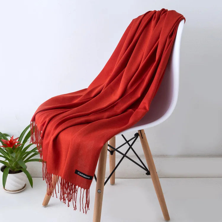 CLARA - Sciarpa in cashmere di lusso per donna, alla moda e calda