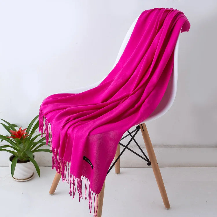 CLARA - Sciarpa in cashmere di lusso per donna, alla moda e calda