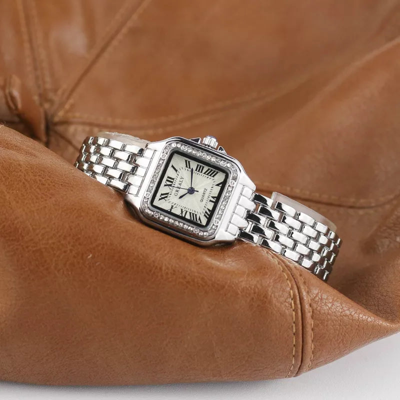 Unisex Horloge Goud One Size Roestvrij Staal Vintage Design-4