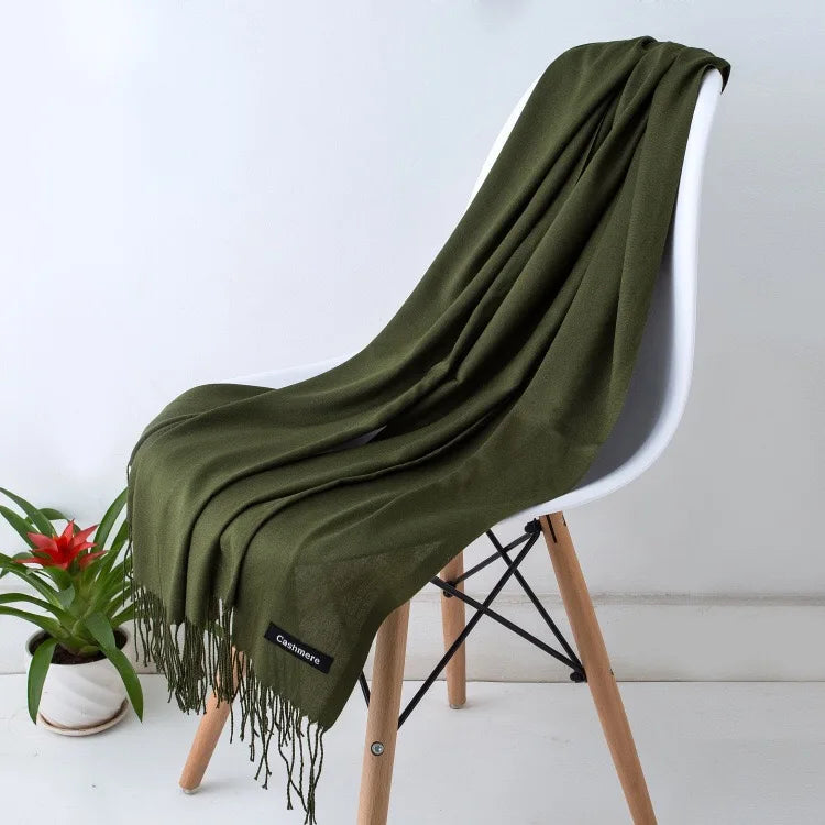 CLARA - Sciarpa in cashmere di lusso per donna, alla moda e calda
