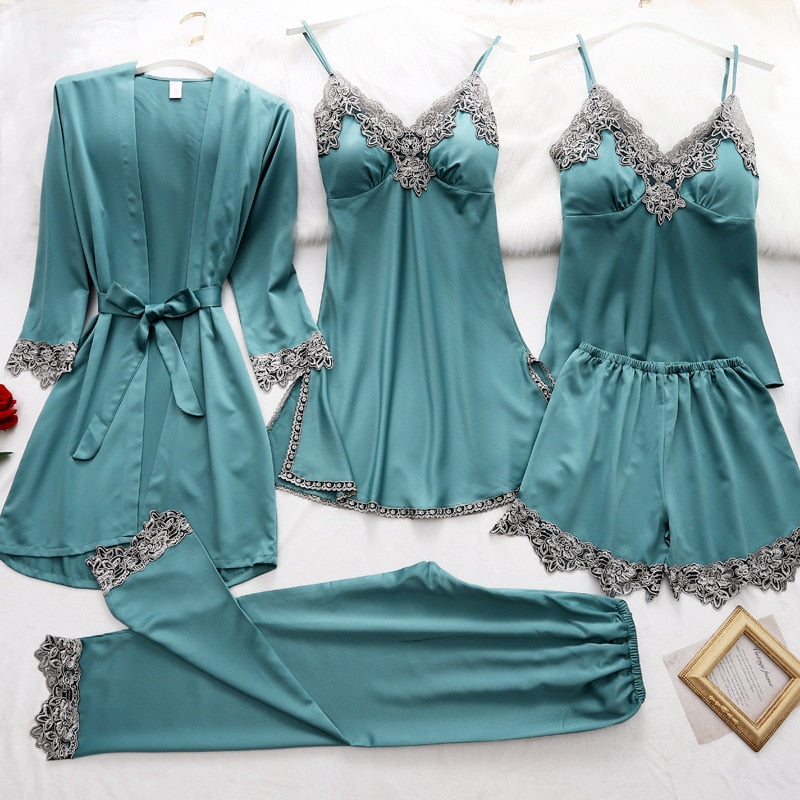SERAPHINA - Set Pigiama di Lusso in Seta per Donne