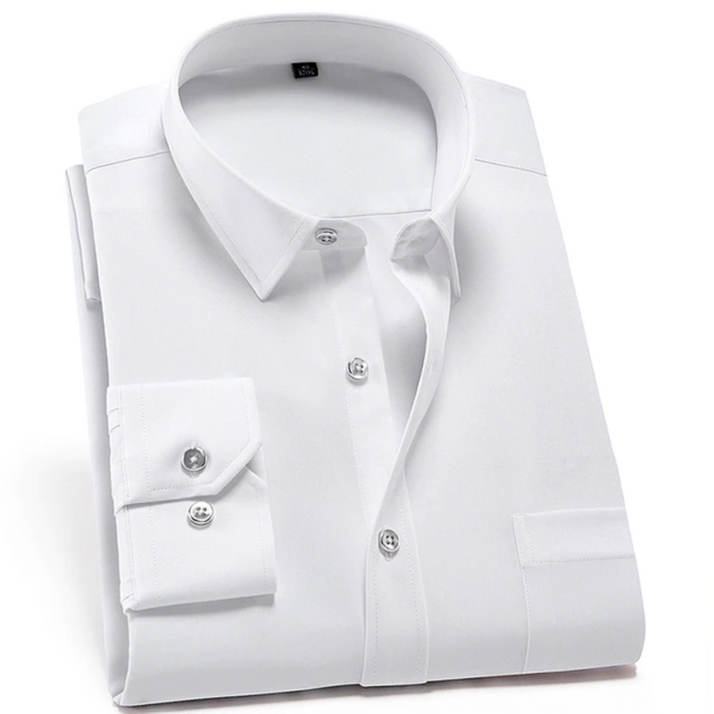 NOVAFLEX – Camicia da uomo comoda e senza pieghe in stretch