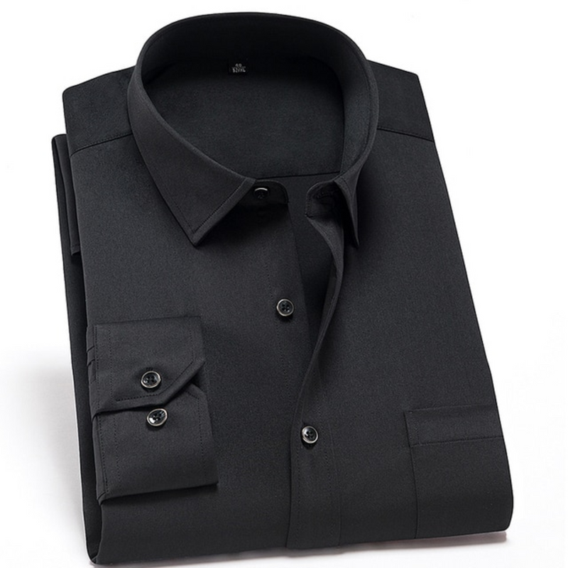 NOVAFLEX – Camicia da uomo comoda e senza pieghe in stretch