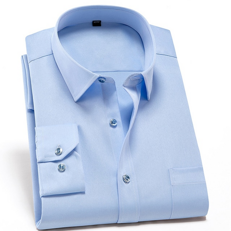NOVAFLEX – Camicia da uomo comoda e senza pieghe in stretch