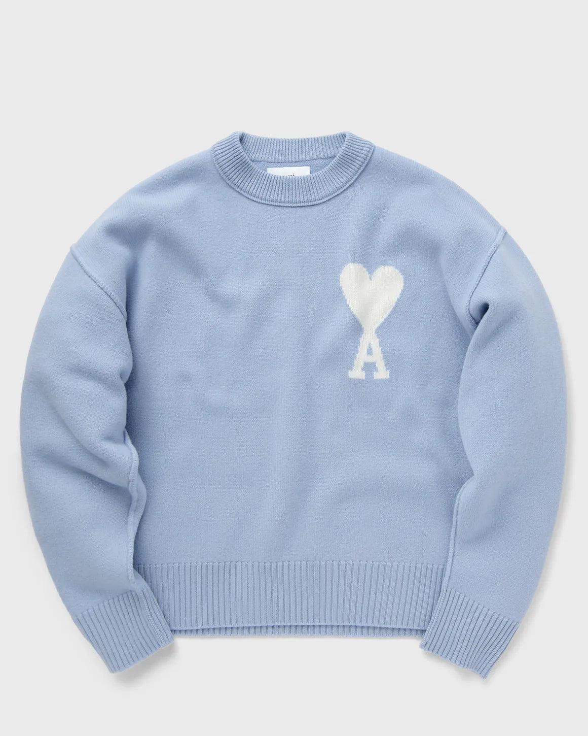 Ami Paris Maglione con Logo a Cuore per Uomo | Morbido & Elegante Maglione con Vestibilità Rilassata