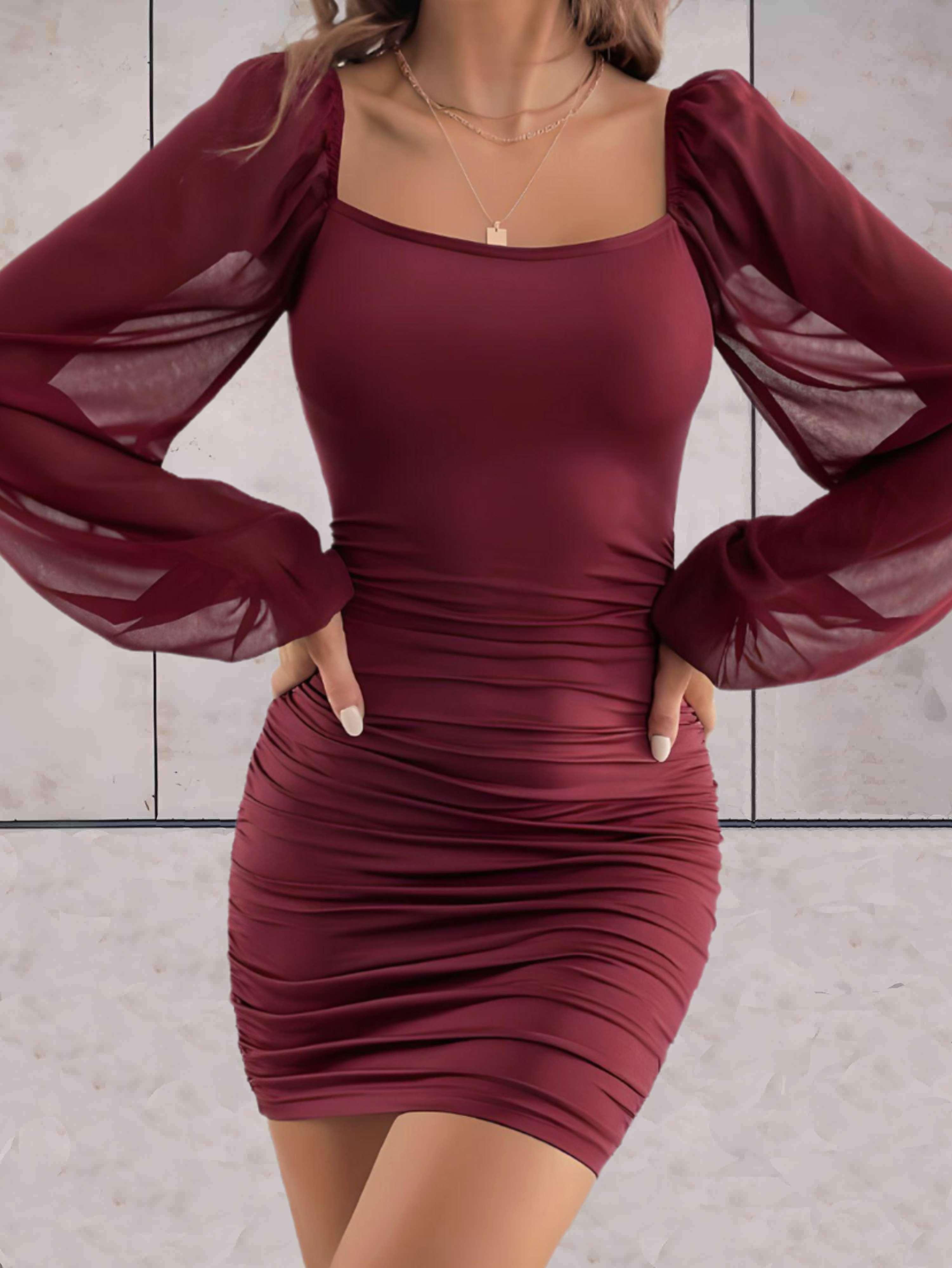 LIV - Elegante Mini Abito con Maniche Ampie