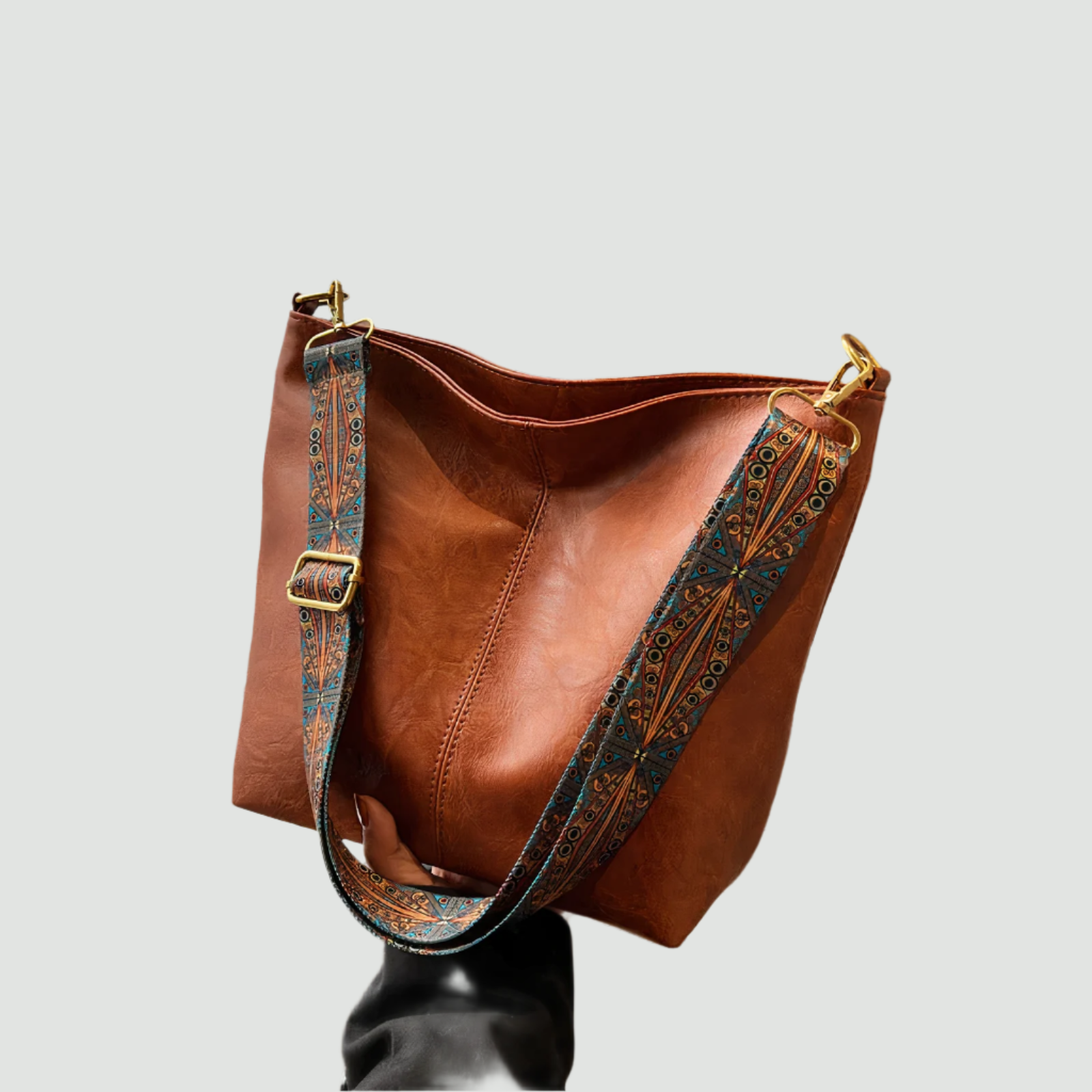 Variant image for Kalani Vintage Leren Tas - Retro Stijl-4