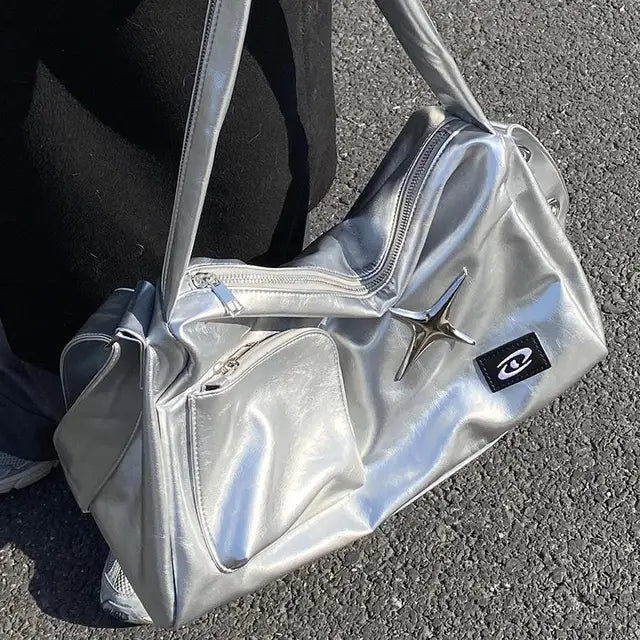 Variant image for Catalina Zwarte Schoudertas Dames - Luxe PU-Leren Stijl met Grote Capaciteit-2