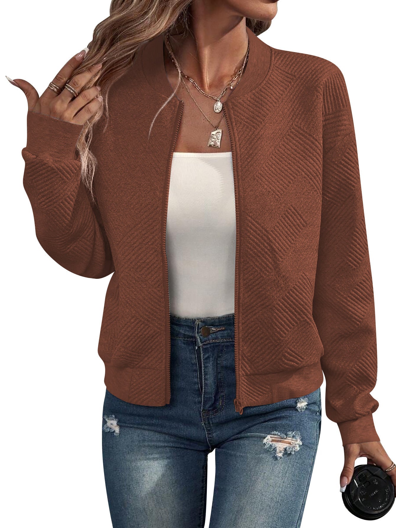 NOYA – Giacca Bomber Elegante da Donna