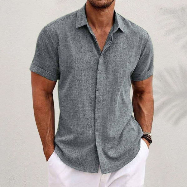 MARQ – Camicia Uomo a Maniche Corte | Casual & Elegante per l'Estate