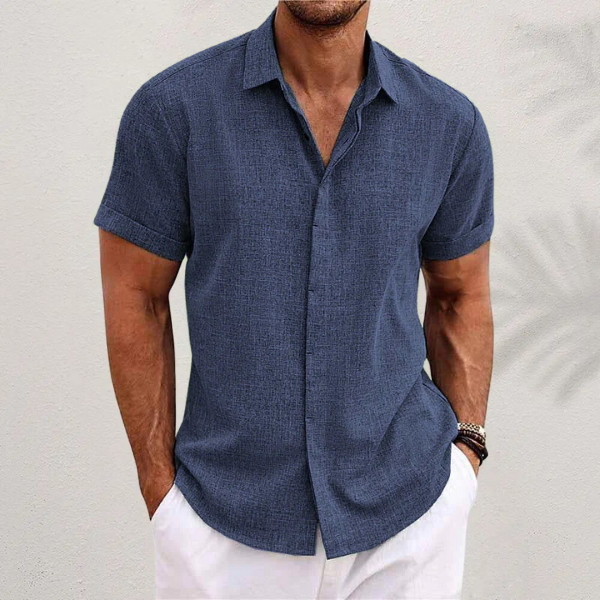MARQ – Camicia Uomo a Maniche Corte | Casual & Elegante per l'Estate
