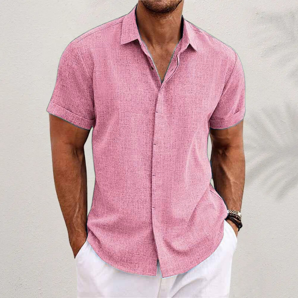 Leif – Camicetta Casual Uomo | Look Perfetto con Maniche Corte per Primavera & Estate