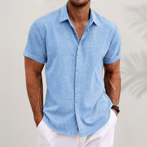 MARQ – Camicia Uomo a Maniche Corte | Casual & Elegante per l'Estate