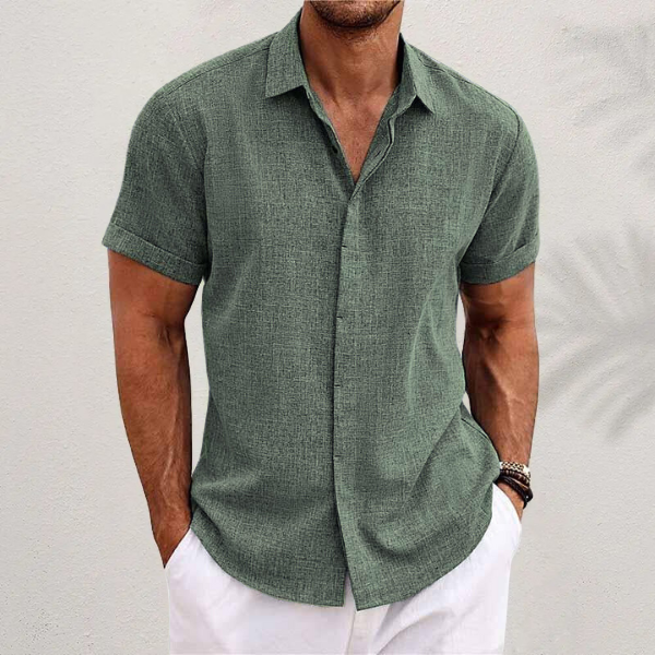 MARQ – Camicia Uomo a Maniche Corte | Casual & Elegante per l'Estate