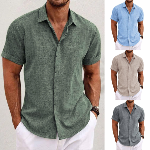 MARQ – Camicia Uomo a Maniche Corte | Casual & Elegante per l'Estate