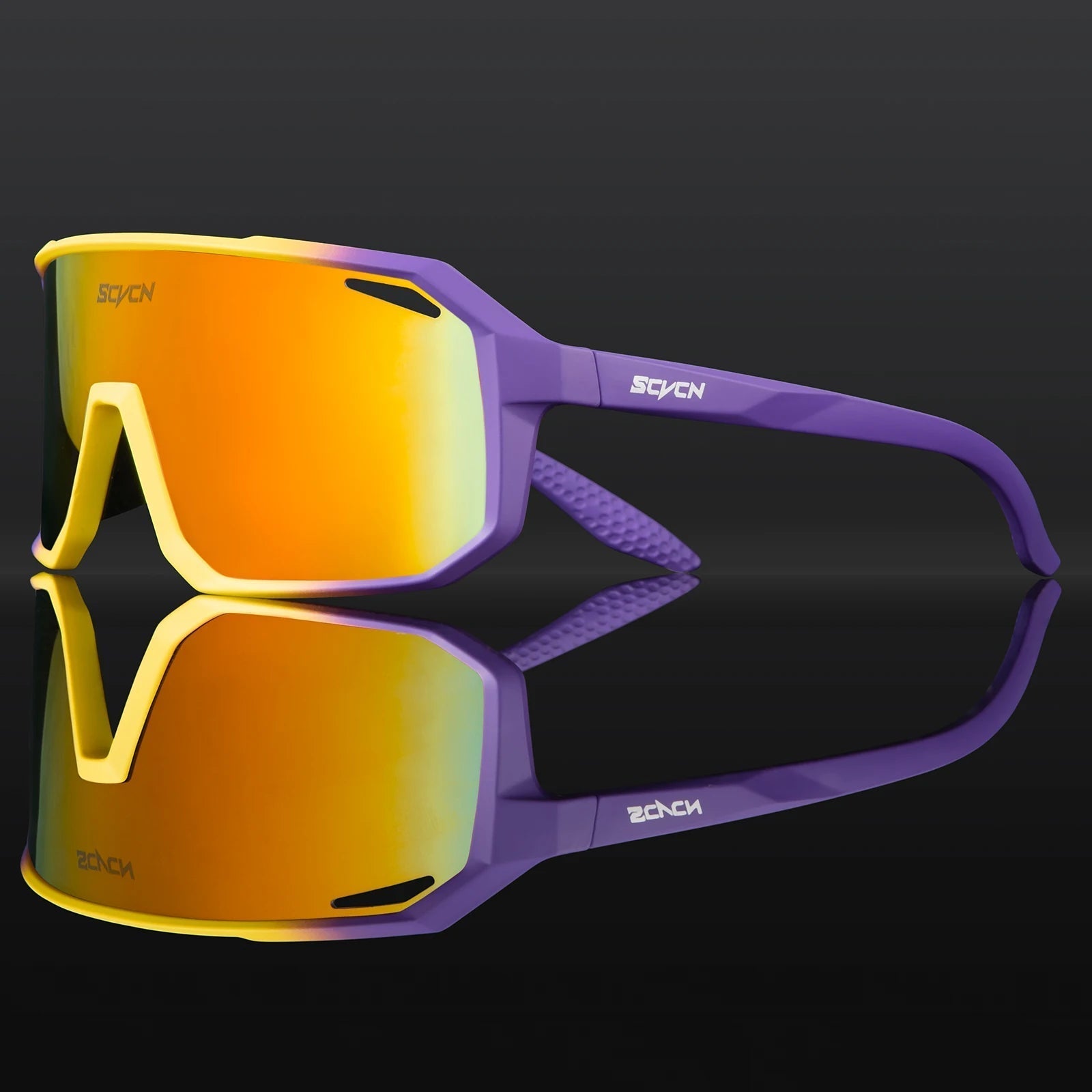 OLIVER – Unisex Sportzonnebril met UV400 Bescherming | Lichtgewicht Bril voor Fietsen, Skiën & Outdoor