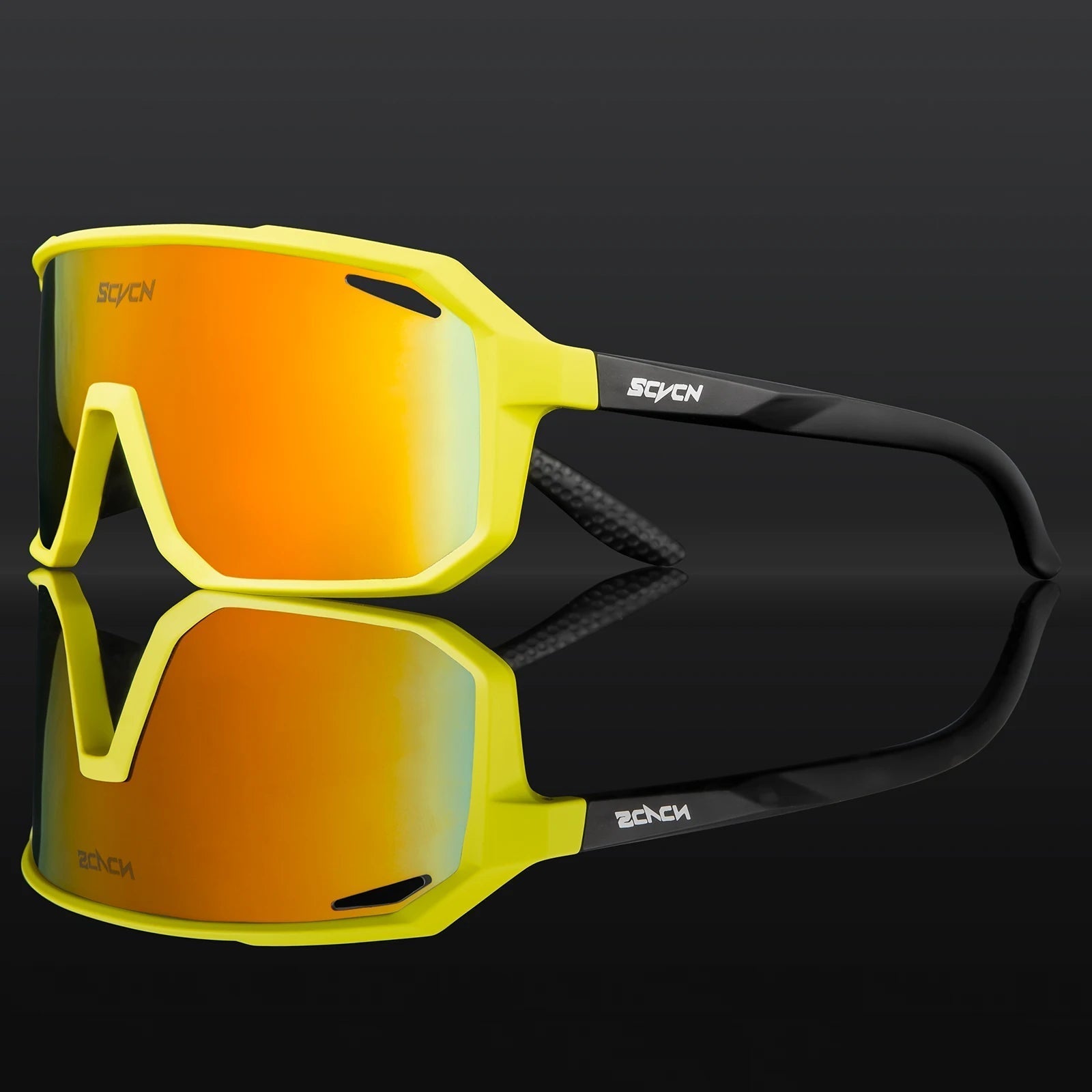 OLIVER – Unisex Sportzonnebril met UV400 Bescherming | Lichtgewicht Bril voor Fietsen, Skiën & Outdoor