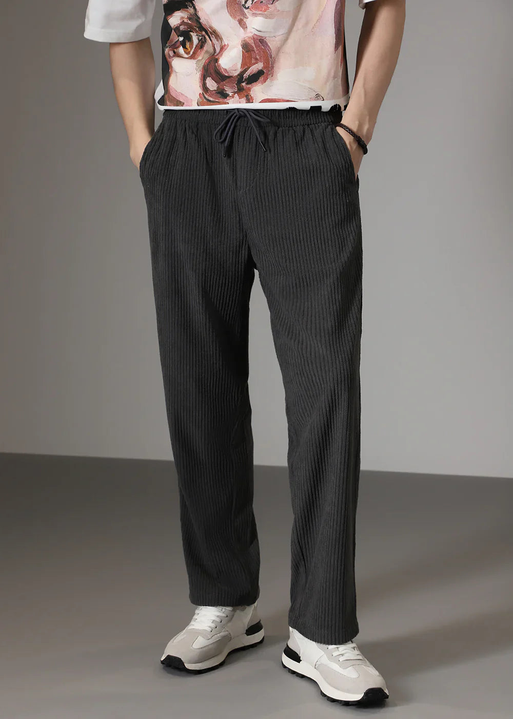LYSSA – Pantaloni a tubo a coste | Comodi e alla moda