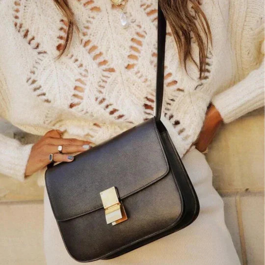 Joanna Zwarte Schoudertas Dames - Klassieke Crossbody Stijl-2