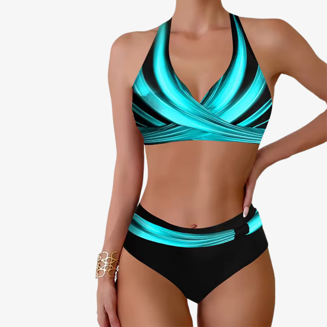 Dames Hoge Taille Bikini Set Met Flatterende Pasvorm-2