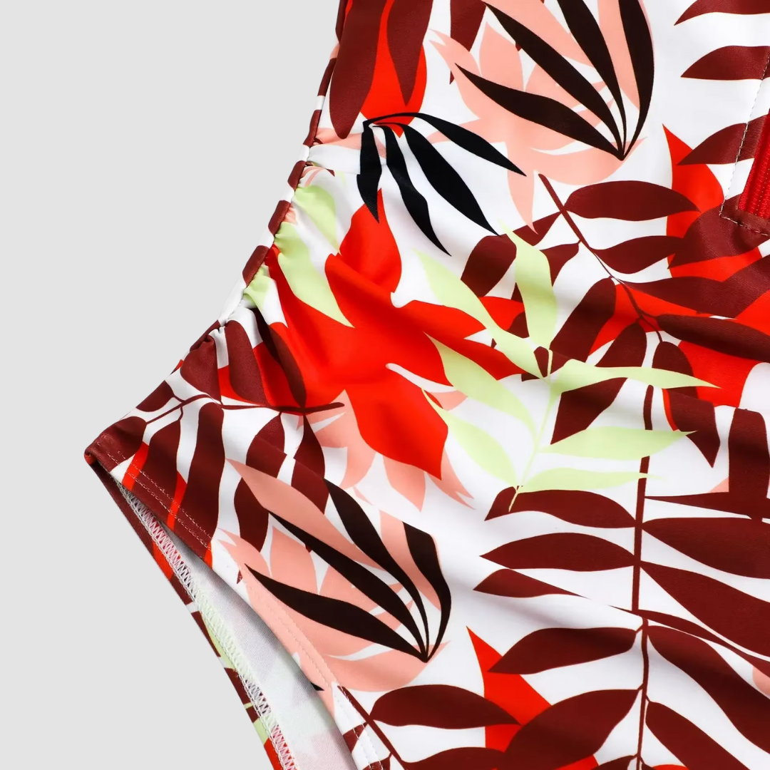 Dames Badpak Camouflage Stijl Met Ritssluiting-5