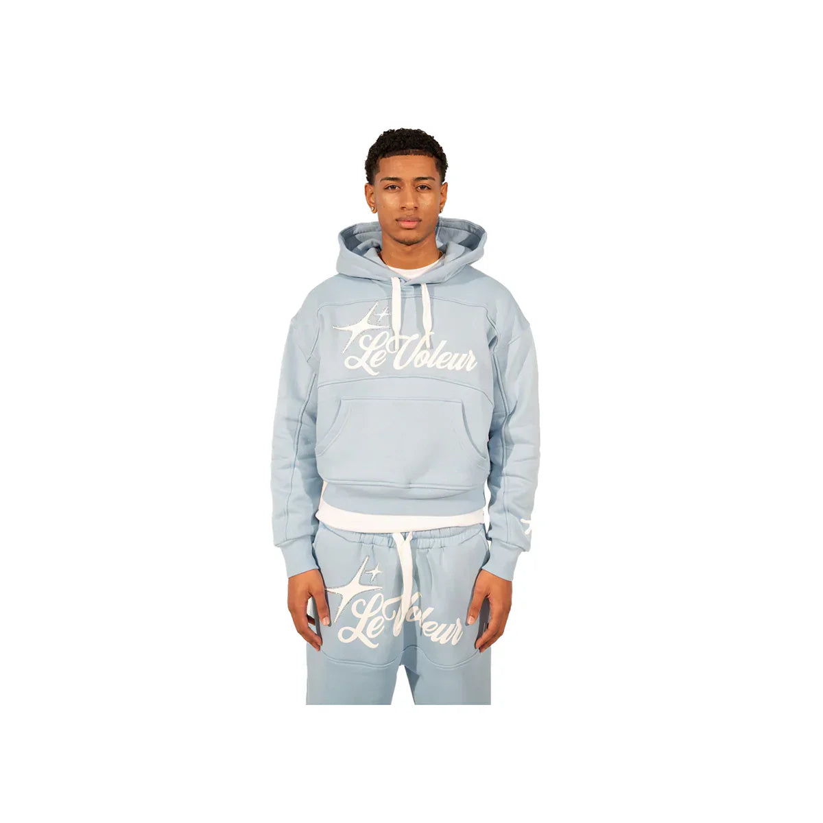 LE VOLEUR – Set felpa unisex con cappuccio e pantaloni jogger per il massimo comfort