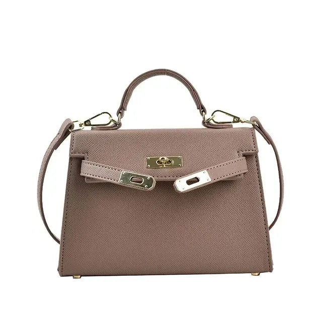 Variant image for Attia Leren Schoudertas Dames - Zwart Stijlvol en Tijdloos Accessoire-4